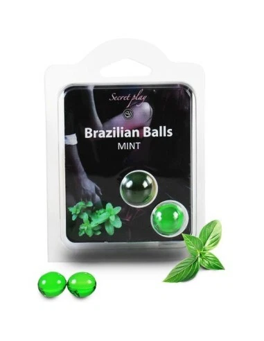 Secret Play Set 2 Brazilian Balls Aroma Menta
