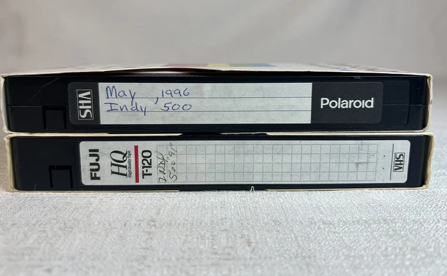 Lot Of 2 “Blank” VHS Tape Sold As Is See Photos / Description