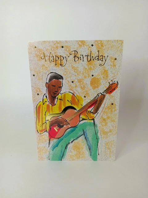 HAPPY BIRTHDAY GREETING Card, African American, Black American, African