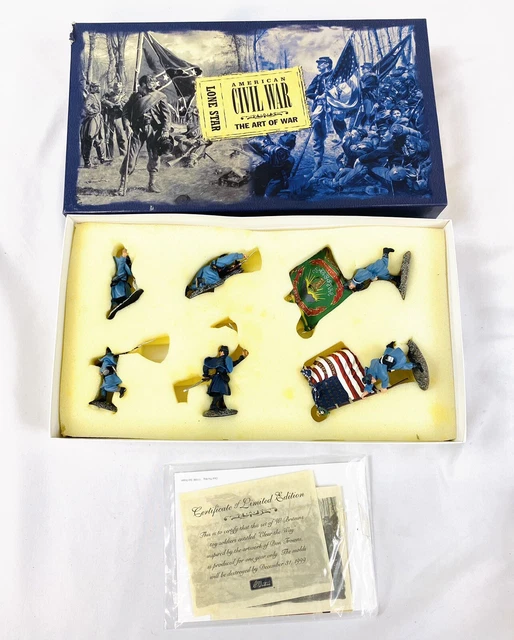 Britains 17016 American Civil War Art Of War Lone Star Confederate Infantry Set