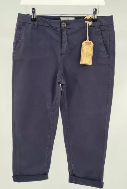 FAT FACE THE Lulworth Chino Crop Navy Trousers Size 12 New with tag 16.00 PicClick UK