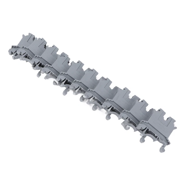 100Pcs Screw Type Terminal Block Mount Crimping Terminals 690V 32A UK‑2.5B TPG