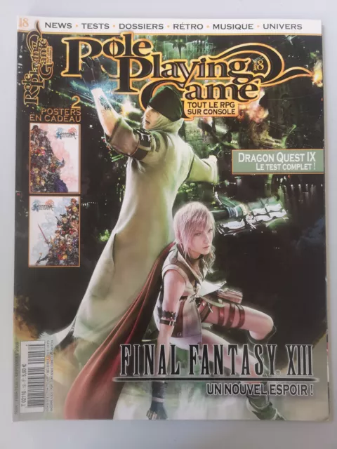 Role Playing Game Magazine n°18; Final Fantasy XIII/ Dragon Quest IX/ Mass Effec