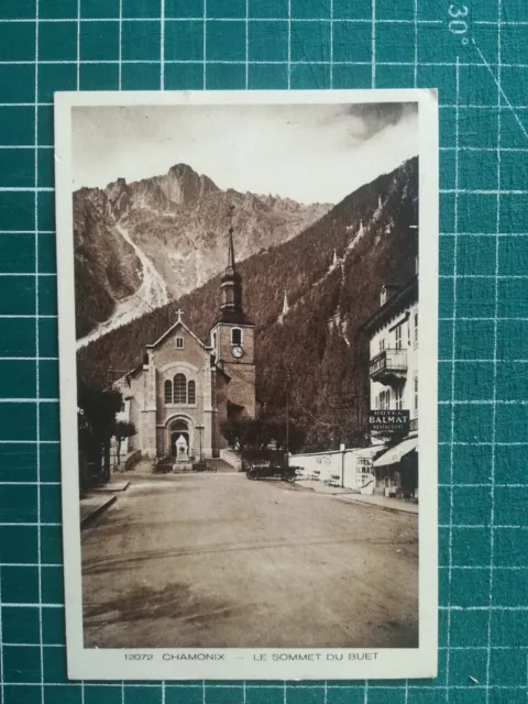 xg287 CPA circa 1930 Chamonix - le summit du Buet hotel Balmat