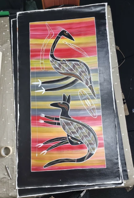 Aboriginal artist REG PENGARTE ,  ref  RG 0029