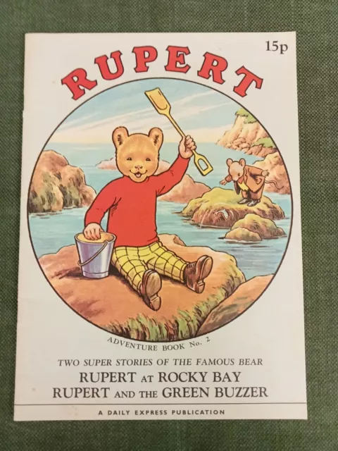 Rupert Adventure Book No.2. 1973. Excellent. Very Nice Copy!