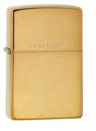 brass zippo lighter Brushed Brass New and unused in original packaging