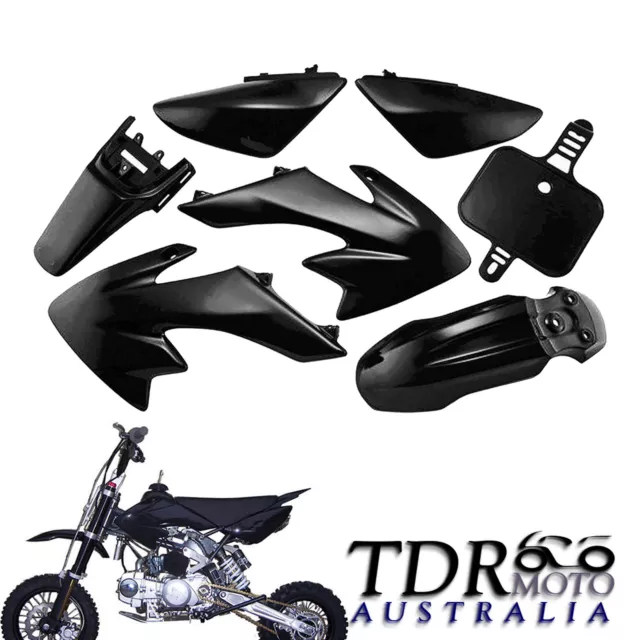 CRF50 Black PLASTICS FAIRING PIT DIRT BIKE THUMPSTAR ATOMIK 50 70 90 110 125CC