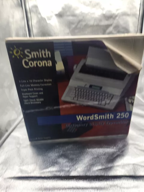 Smith Corona Wordsmith 250 Electronic Typewriter NOS