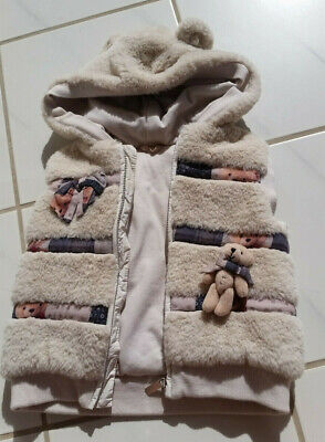 Scaldacardi giubbotto ragazza designer LAPIN HOUSE pelliccia sintetica 3-4 anni (dimensioni 5)