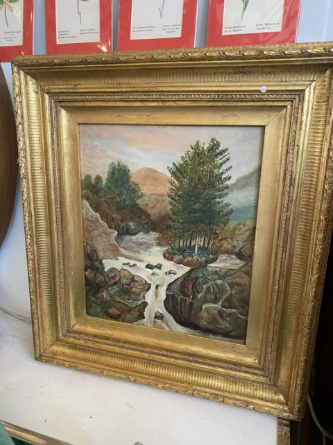 Decrotive Framed Oil Painting By W Bucklans 1940