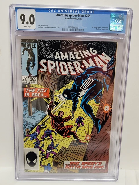 Amazing Spider-Man #265 CGC 9.0 1st Appearance of Silver Sable ~ Ron Frenz 1985