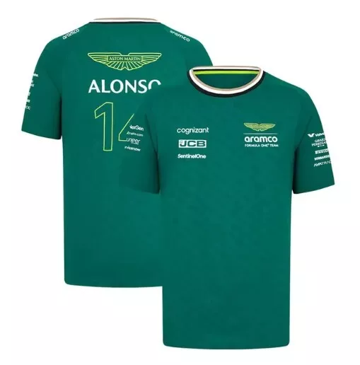 Aston Martin Amis Cognizant 2024 New F1 Alonso Or Stroll Team Driver T-shirt