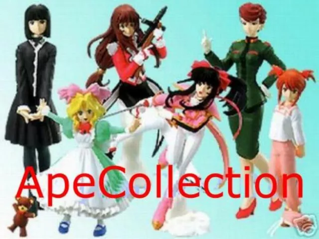 Rare Set 6 Figurine Sakura Wars Part 3 Manga Anime Japan Originaux BANDAI