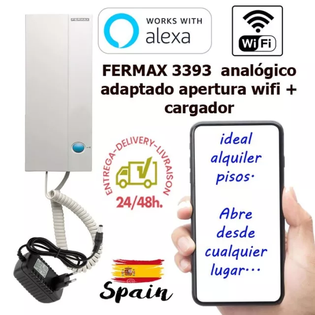 FERMAX O 3393, Portero automático Universal. Abre desde el móvil wifi. EUR  49,90 - PicClick ES
