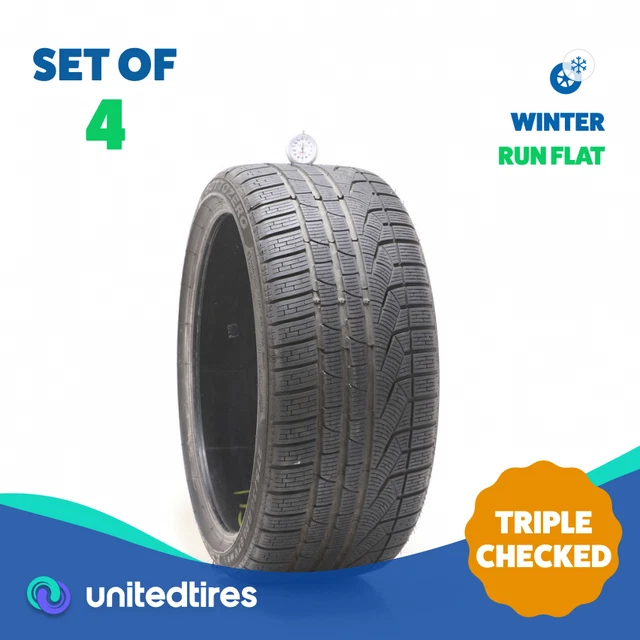 Set of (4) Used 275/30R20 Pirelli Winter 240 Sottozero Series II Run Flat 97V...
