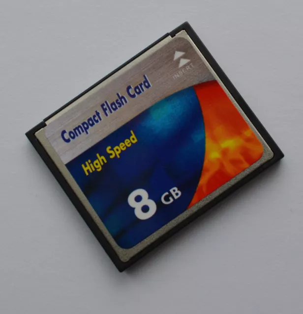 8GB Compacto Flash Tarjeta de Memoria para Cámara Sony Alpha 900 DSLR
