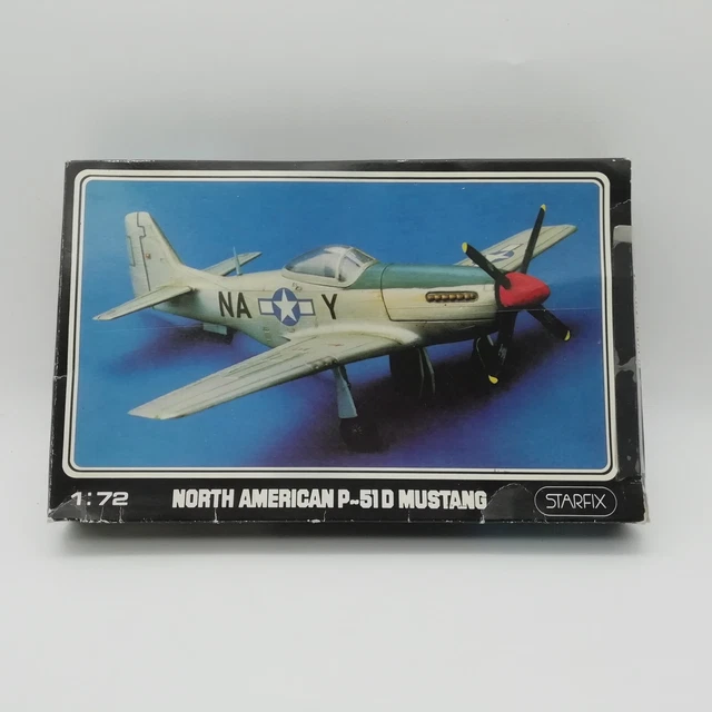 Avion Miniature North American P-51D Mustang échelle 1/72 - Modèle Chuck Yeager, Moulé Sous Pression - Neuf