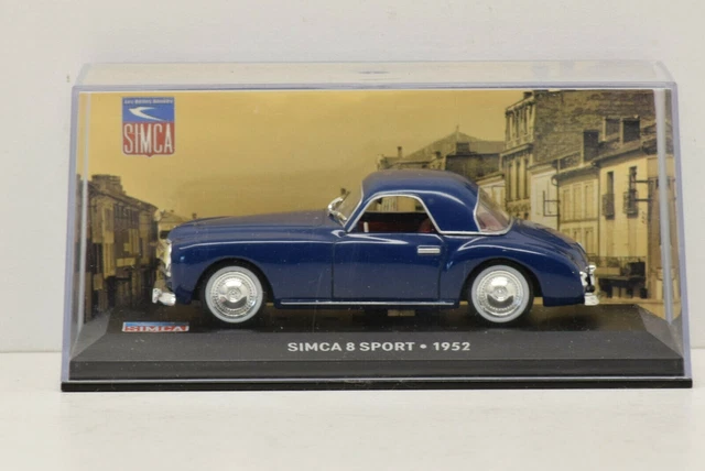 Simca 1000 1962 Bleue – Ixo Altaya 1/43 – Miniature Occasion – Voiture Collection