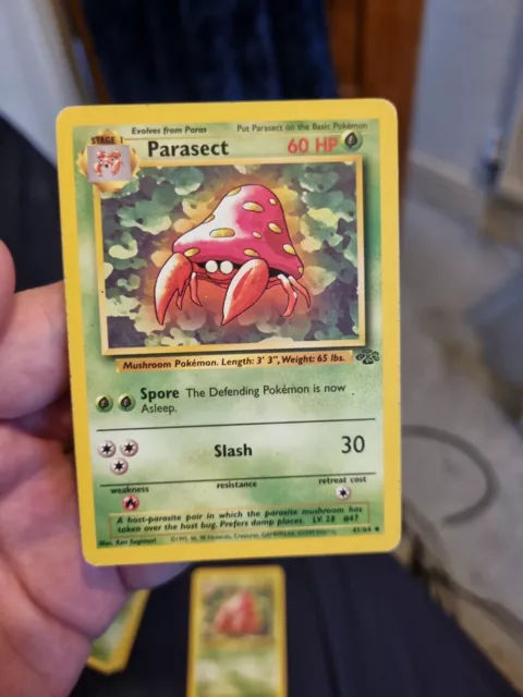 Parasect Jungle EX, 41/64 Pokemon Card.