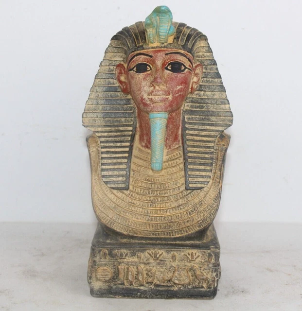 Statue Ancienne égyptienne Ankh (Clé De Vie) - Provenance Louxor, Antique - Occasion, Couleur Bleue