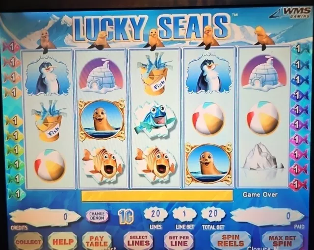 Wms Bb1 Slot Machine Game & Os - Lucky Seals