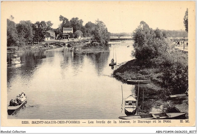 ABNP11-94-0968 - SAINT-MAUR-DES-FOSSES - les bords de la marne - le barrage