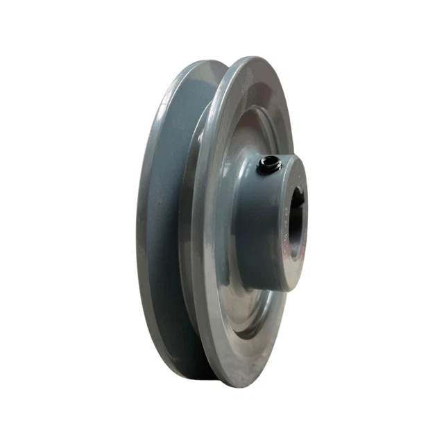 Cast Iron 5 " Single Groove V Style A Belt 4L for 5/8 " Shaft Pulley Sheave