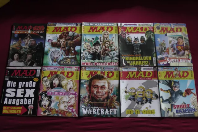 10x MAD MAGAZIN COMICS in gutem Zustand (Panini Verlag)