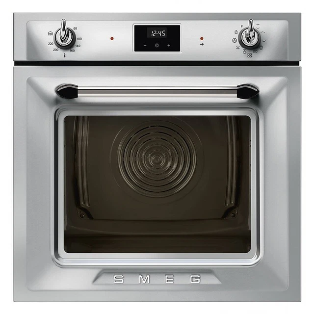 SMEG SOP6900TX Four Encastré Multifonctions Galileo Traditionnel Pyrolyse Inox