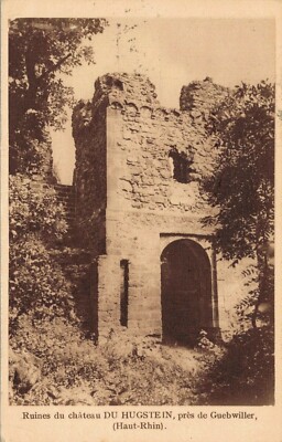 CPA/DEP 68/HUGSTEIN RUINES DU CHÂTEAU 