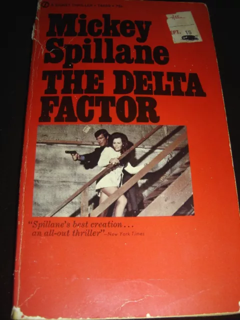 The Delta Factor By Mickey Spillane Signet 1968 Paperback