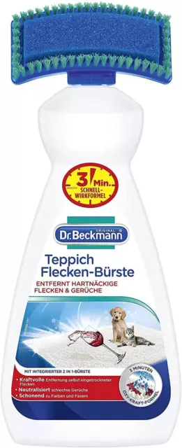 Dr. Beckmann Teppich Flecken-Bürste | Teppichreiniger Zur Entfernung Selbst Hart