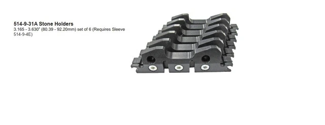 514-9-31A Stone holder (require 514-9-4E) fits Rottler H85A H86A H87A  set 6 pcs