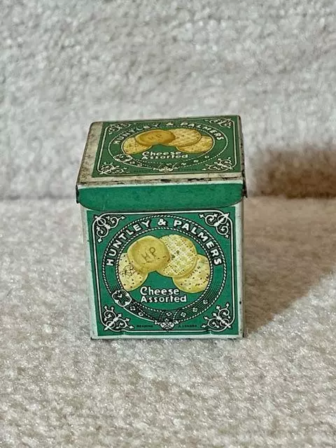 Vintage Huntley & Palmers Cheese Assorted Biscuits Salesman Sample Tin