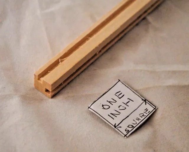 Corner Post matches Dura Craft S5-2    36" long 1pc  dollhouse miniature