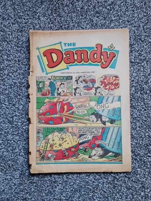The Dandy Comic. No 1322.march 25 1967.my Home Town Blackpool.