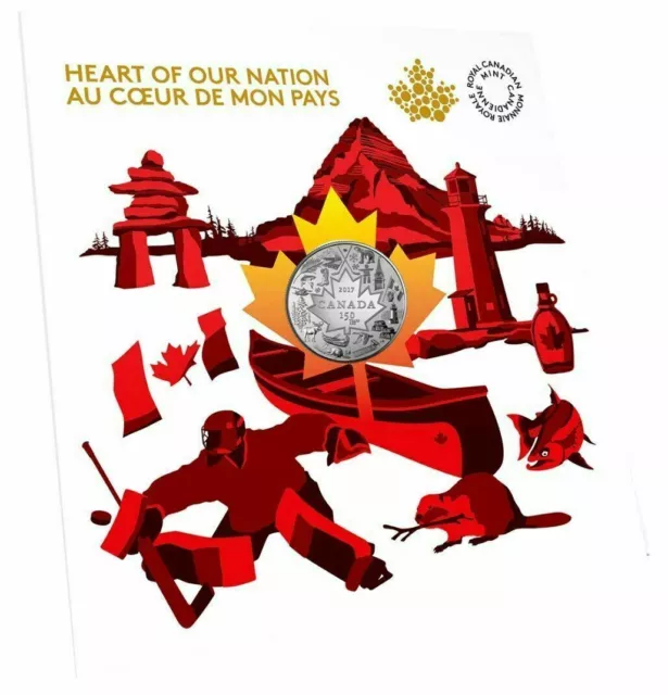 2017 Canada - Heart of Our Nation $3 Pure Silver Coin 150th Anniversary