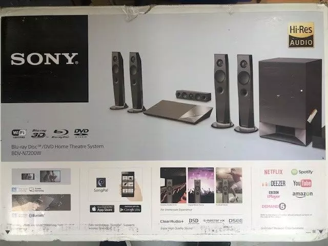 Sony BDV-N7200W 5.1 Smart 3d Home Theatre System 1200 Watt - Black EX-DISPLAY