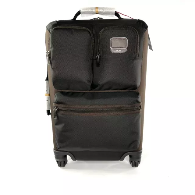 TUMI Briley International Expandable Carryon 4 Wheel Packing Case Hickory Black