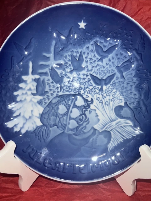 B & G Christmas Plate JULE AFTER Bing & Grondahl 1981