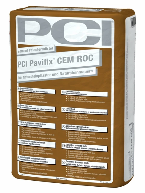 Malta per giunti traccia PCI Pavifix CEM ROC 25 kg malta per giunti pietra naturale pietra per calcestruzzo