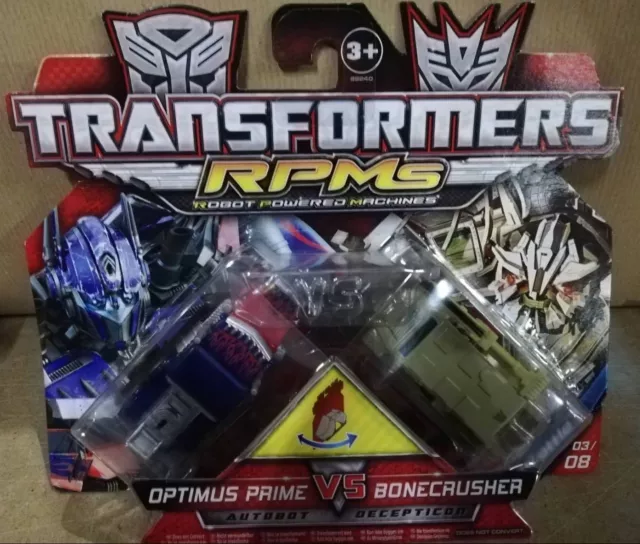 Transformers Rpms Optimus Prime Vs Bonecrusher 03/08