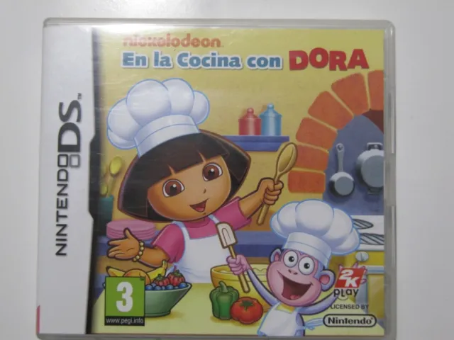 In The Kitchen With Dora Nintendo DS PAL ESPAÑA ORIGINAL 3DS*2DS*NDS