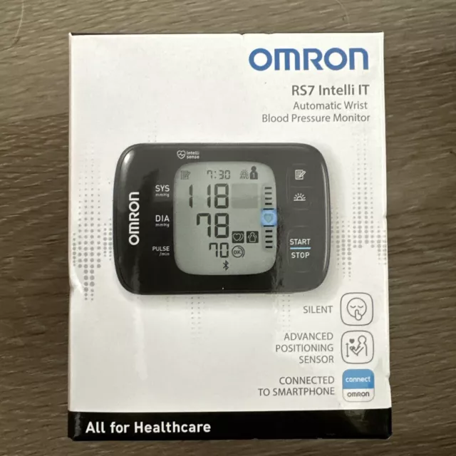 Omron RS7 Intelli IT Automatic Wrist Blood Pressure Monitor / Brand New