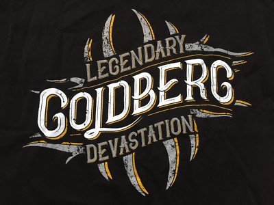Bill Goldberg T Shirt Legendary Devastation S Small WWE NXT WCW Who's Next