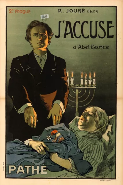 J'accuse, D'abel Gance, Repro Affiche Cinema Vintage (40X60)