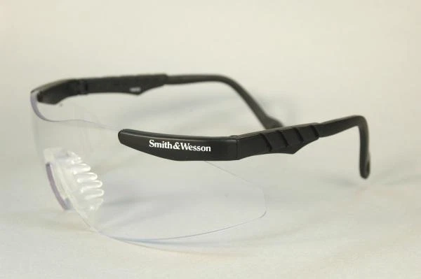 Smith&Wesson MAGNUM Safety Glasses Clear Lens/Black Frame New