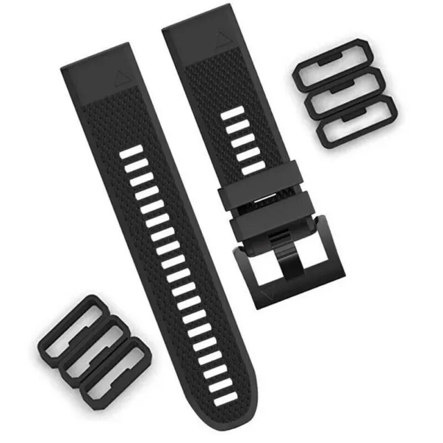 Silicone Strap Band 245 645 Keeper Loop Ring For Vivoactive 3 4 Foreruner
