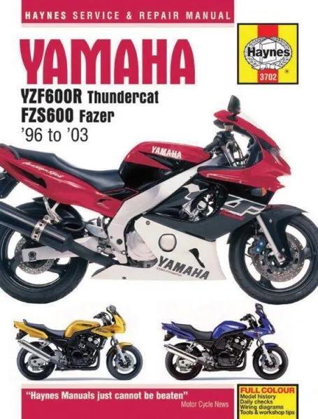 Haynes Yamaha YZF600R Thundercat & FZS600 Fazer 96 to 03, Paperback by Coombs...